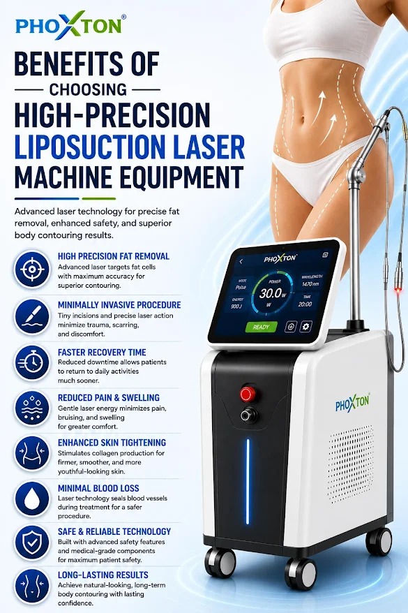 Benefits of Choosing High Precision Liposuction Laser Machine Equipment 